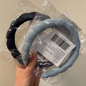 Stylish Denim Blue Headbands